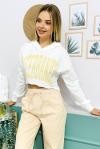 138894 138894-kapsonlu Crop Sweatshırt